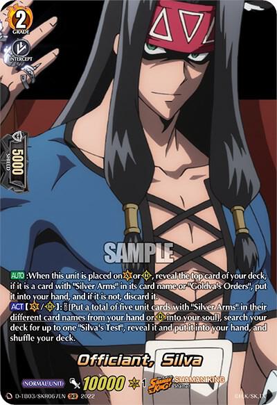 Officiant, Silva (SKR), D-TB03: Shaman King D-TB03/SKR067EN