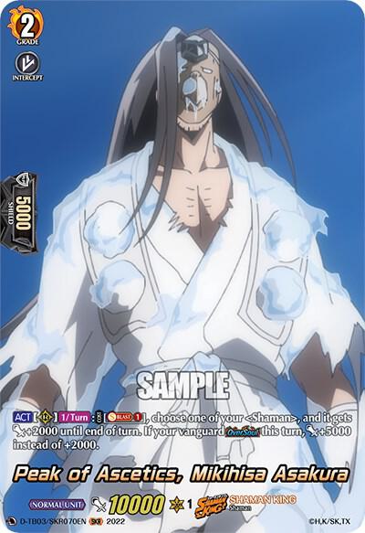 Peak of Ascetics, Mikihisa Asakura (SKR), D-TB03: Shaman King D-TB03/SKR070EN