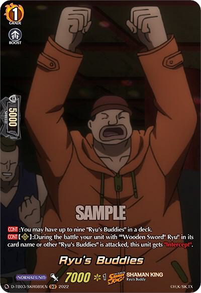Ryu's Buddies (SKR), D-TB03: Shaman King D-TB03/SKR089EN
