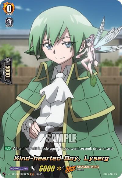 Kind-hearted Boy, Lyserg (SKR), D-TB03: Shaman King D-TB03/SKR098EN