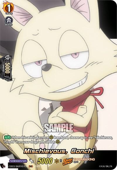 Mischievous, Conchi (SKR), D-TB03: Shaman King D-TB03/SKR107EN