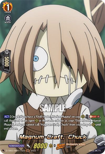 Magnum-Craft, Chuck (SKR), D-TB03: Shaman King D-TB03/SKR113EN