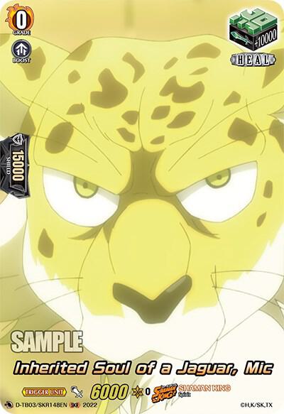 Inherited Soul of a Jaguar, Mic (SKR), D-TB03: Shaman King D-TB03/SKR148EN