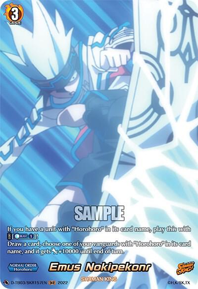 Emus Nokipekonr (SKR), D-TB03: Shaman King D-TB03/SKR157EN