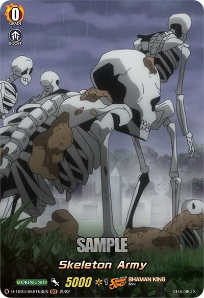 Skeleton Army Token (SKR), D-TB03: Shaman King D-TB03/SKR168EN