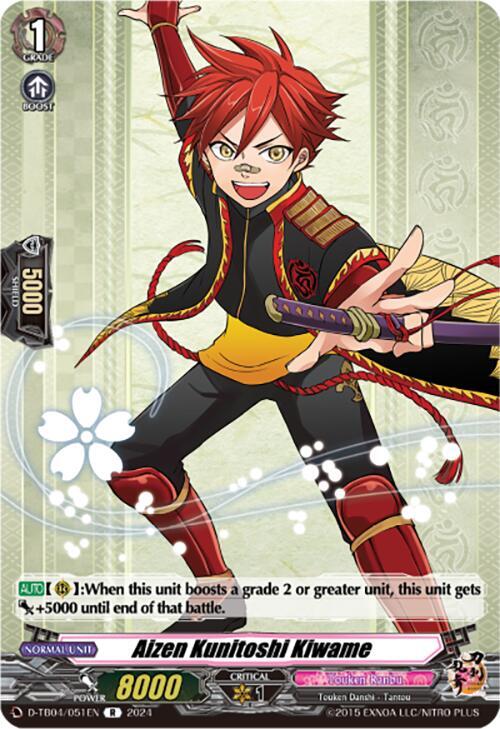 Aizen Kunitoshi Kiwame, D-TB04: Touken Ranbu ONLINE 2023 D-TB04/051EN