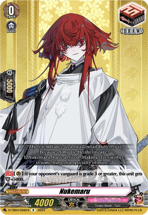 Nukemaru, D-TB04: Touken Ranbu ONLINE 2023 D-TB04/056EN