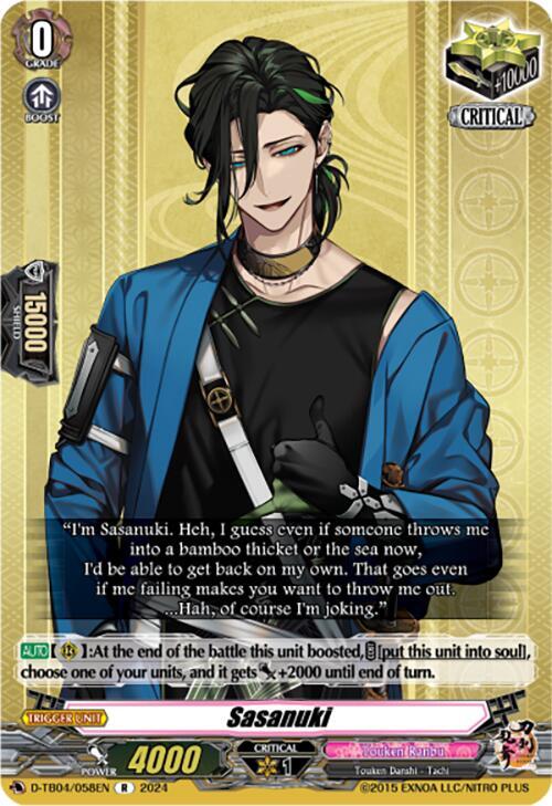 Sasanuki, D-TB04: Touken Ranbu ONLINE 2023 D-TB04/058EN