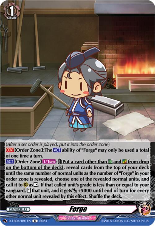 Forge, D-TB04: Touken Ranbu ONLINE 2023 D-TB04/091EN