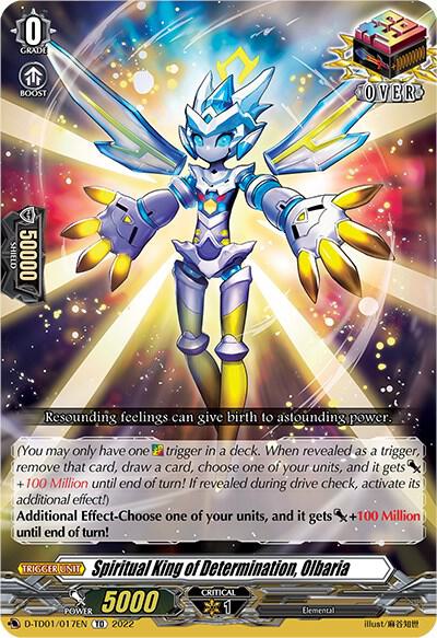 Spiritual King of Determination, Olbaria, D-TD01: Urara Haneyama -Bandmaster of Blossoming Bonds- D-TD01/017EN