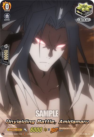 Unyielding Battle, Amidamaru (SKR), D-TTD03: Shaman King D-TTD03/SKR11EN