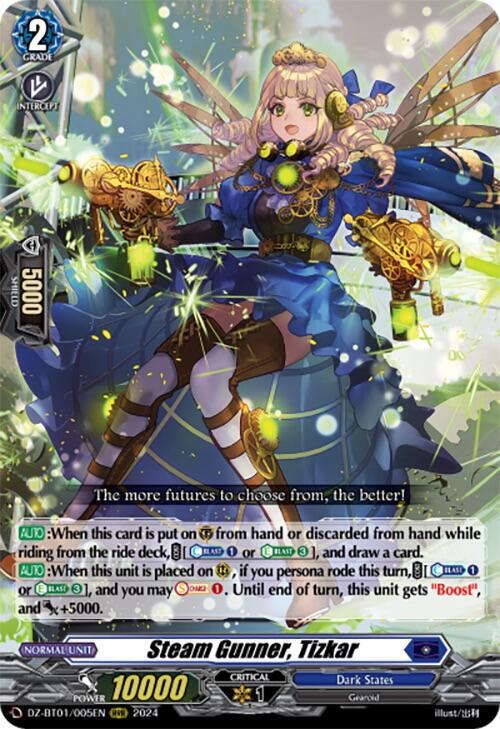 Steam Gunner, Tizkar, DZ-BT01: Fated Clash DZ-BT01/005EN
