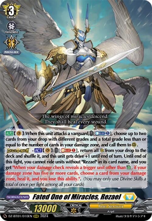 Fated One of Miracles, Rezael, DZ-BT01: Fated Clash DZ-BT01/010EN