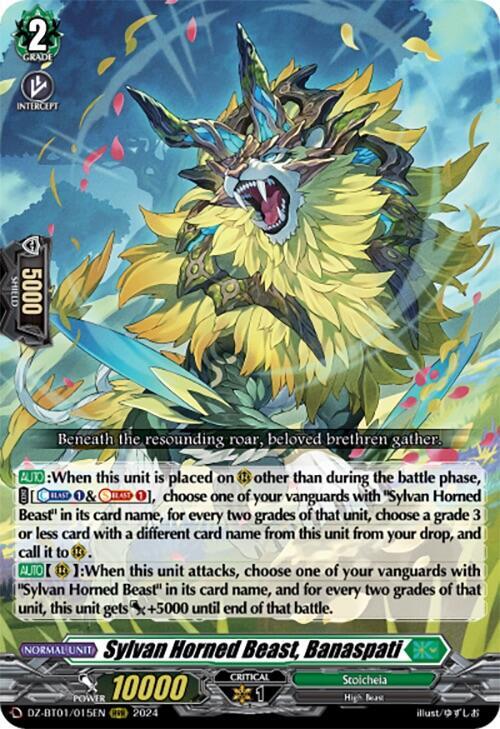 Sylvan Horned Beast, Banaspati, DZ-BT01: Fated Clash DZ-BT01/015EN