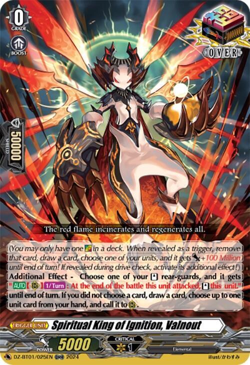 Spiritual King of Ignition, Valnout (ORR), DZ-BT01: Fated Clash DZ-BT01/025EN