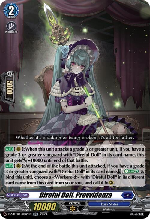 Direful Doll, Provvidenza, DZ-BT01: Fated Clash DZ-BT01/032EN