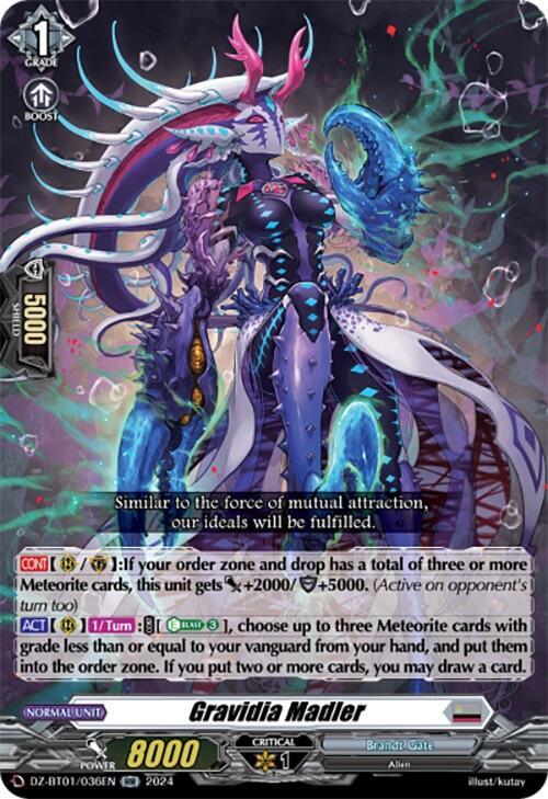 Gravidia Madler, DZ-BT01: Fated Clash DZ-BT01/036EN