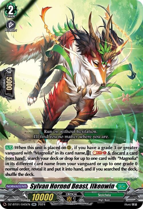 Sylvan Horned Beast, Ilkenwin, DZ-BT01: Fated Clash DZ-BT01/045EN