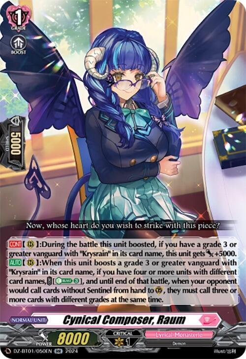 Cynical Composer, Raum, DZ-BT01: Fated Clash DZ-BT01/050EN