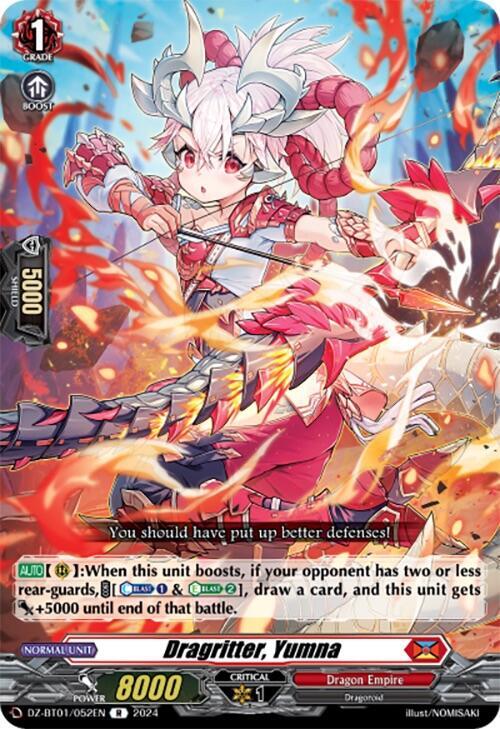 Dragritter, Yumna, DZ-BT01: Fated Clash DZ-BT01/052EN