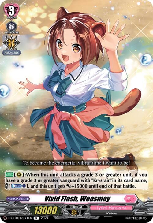 Vivid Flash, Weasmay, DZ-BT01: Fated Clash DZ-BT01/071EN