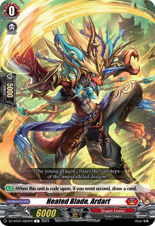 Heated Blade, Ardart, DZ-BT01: Fated Clash DZ-BT01/083EN