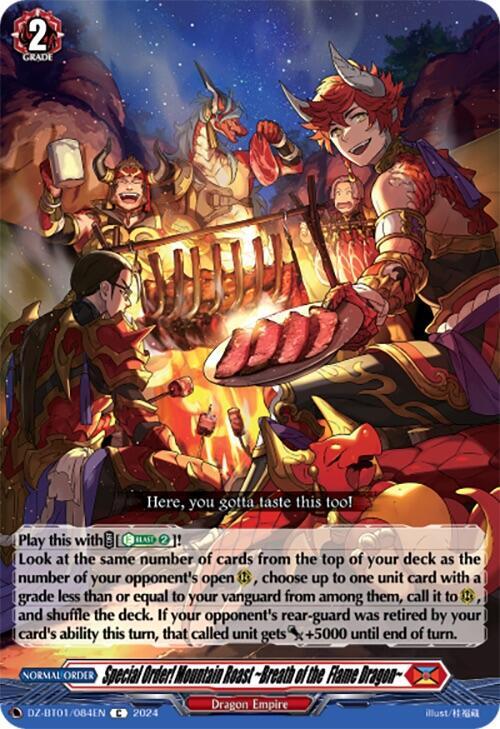 Special Order! Mountain Roast ~Breath of the Flame Dragon~, DZ-BT01: Fated Clash DZ-BT01/084EN