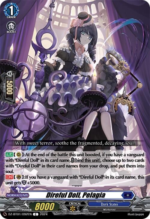 Direful Doll, Pelagia, DZ-BT01: Fated Clash DZ-BT01/092EN