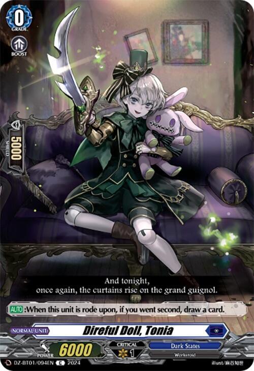 Direful Doll, Tonia, DZ-BT01: Fated Clash DZ-BT01/094EN