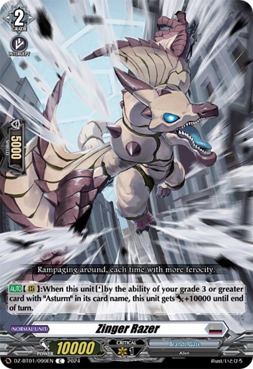 Zinger Razer, DZ-BT01: Fated Clash DZ-BT01/099EN