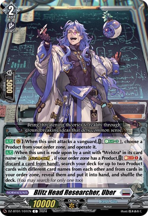Blitz Head Researcher, Uber, DZ-BT01: Fated Clash DZ-BT01/101EN