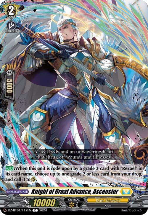 Knight of Great Advance, Ascensior, DZ-BT01: Fated Clash DZ-BT01/112EN