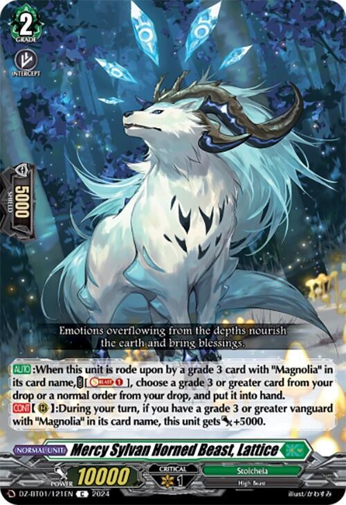 Mercy Sylvan Horned Beast, Lattice, DZ-BT01: Fated Clash DZ-BT01/121EN