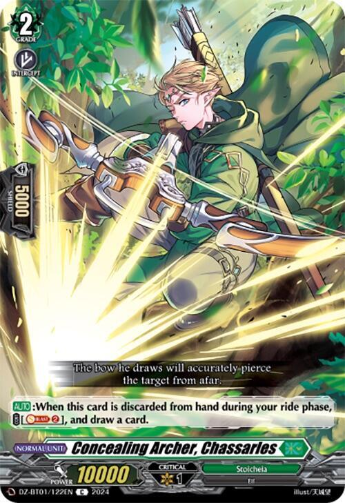 Concealing Archer, Chassarles, DZ-BT01: Fated Clash DZ-BT01/122EN