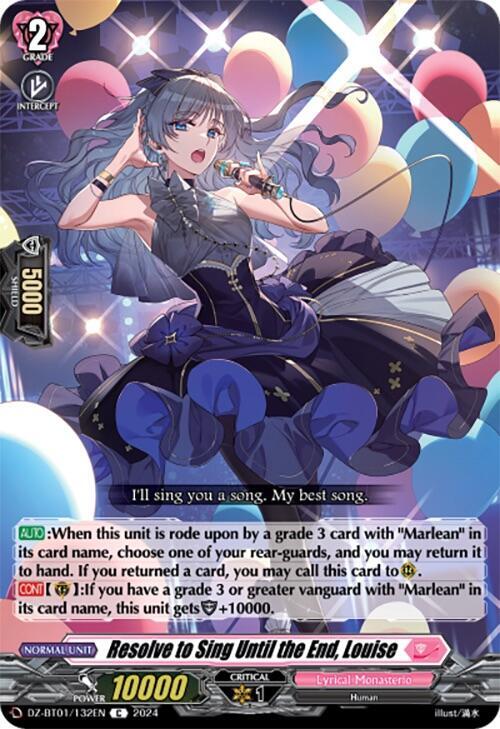 Resolve to Sing Until the End, Louise, DZ-BT01: Fated Clash DZ-BT01/132EN