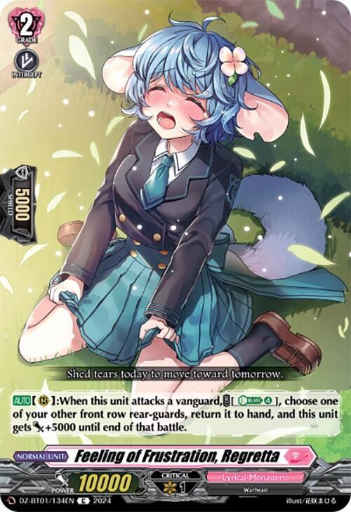 Feeling of Frustration, Regretta, DZ-BT01: Fated Clash DZ-BT01/134EN