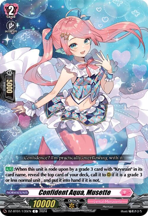 Confident Aqua, Musette, DZ-BT01: Fated Clash DZ-BT01/135EN