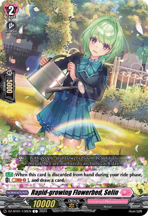 Rapid-growing Flowerbed, Selin, DZ-BT01: Fated Clash DZ-BT01/136EN