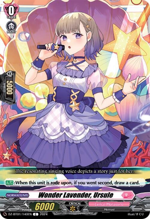 Wonder Lavender, Ursule, DZ-BT01: Fated Clash DZ-BT01/140EN