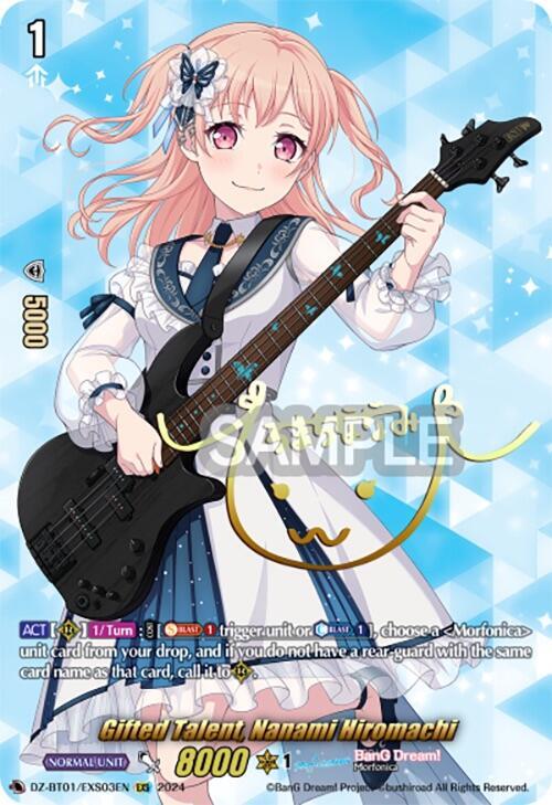 Gifted Talent, Nanami Hiromachi (EXS), DZ-BT01: Fated Clash DZ-BT01/EXS03EN