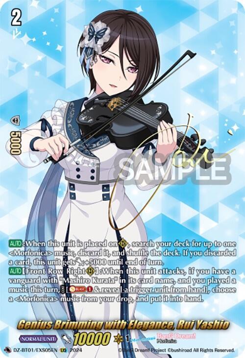 Genius Brimming with Elegance, Rui Yashio (EXS), DZ-BT01: Fated Clash DZ-BT01/EXS05EN