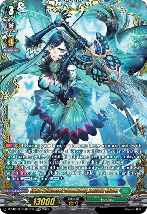 Sword Princess of Dream Blade, Lascaria Veleno (FFR), DZ-BT01: Fated Clash DZ-BT01/FFR13EN