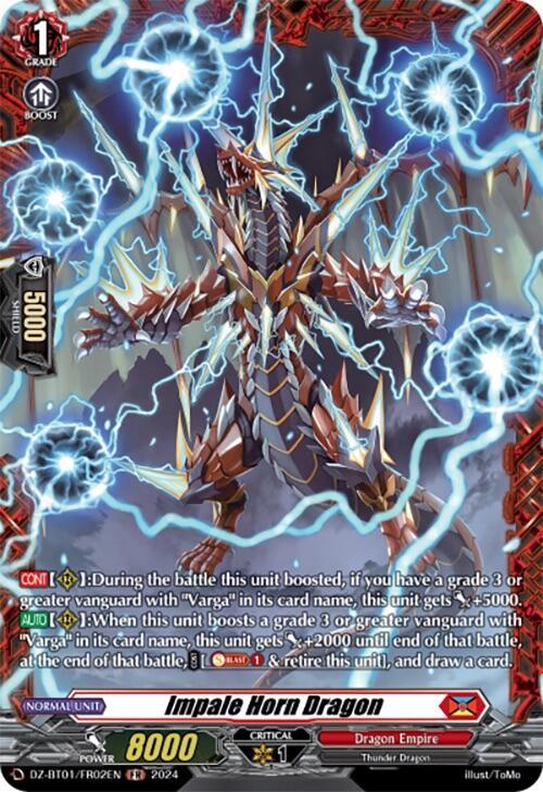 Impale Horn Dragon (FR), DZ-BT01: Fated Clash DZ-BT01/FR02EN