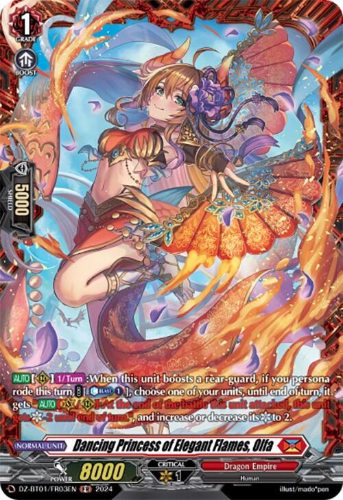 Dancing Princess of Elegant Flames, Olfa (FR), DZ-BT01: Fated Clash DZ-BT01/FR03EN