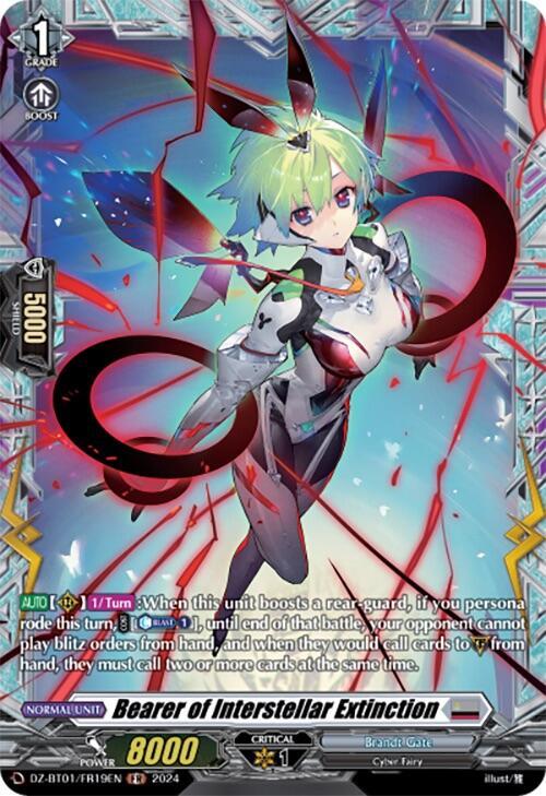 Bearer of Interstellar Extinction (FR), DZ-BT01: Fated Clash DZ-BT01/FR19EN