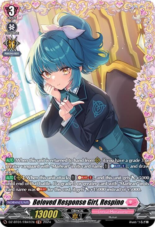 Beloved Response Girl, Respino (FR), DZ-BT01: Fated Clash DZ-BT01/FR41EN