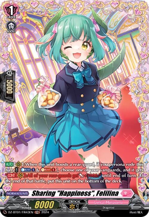 Sharing "Happiness", Felilina (FR), DZ-BT01: Fated Clash DZ-BT01/FR43EN