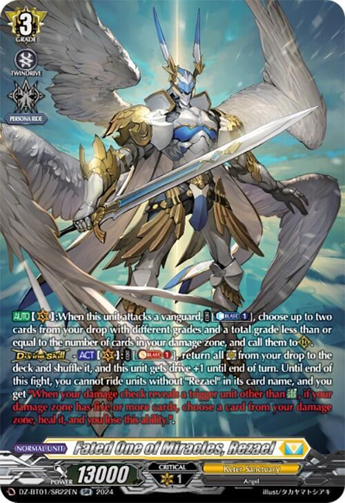Fated One of Miracles, Rezael (SR), DZ-BT01: Fated Clash DZ-BT01/SR22EN