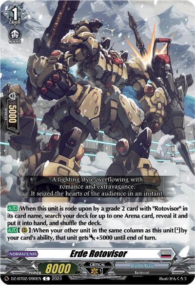 Erde Rotovisor, DZ-BT02: Illusionless Strife DZ-BT02/090EN