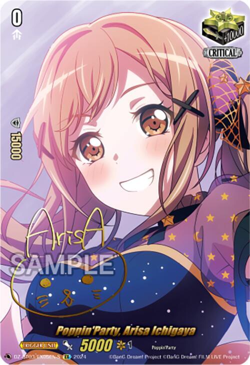 Poppin'Party, Arisa Ichigaya (EX) (Foil), DZ-BT03: Dimensional Transcendence DZ-BT03/EX05EN-S